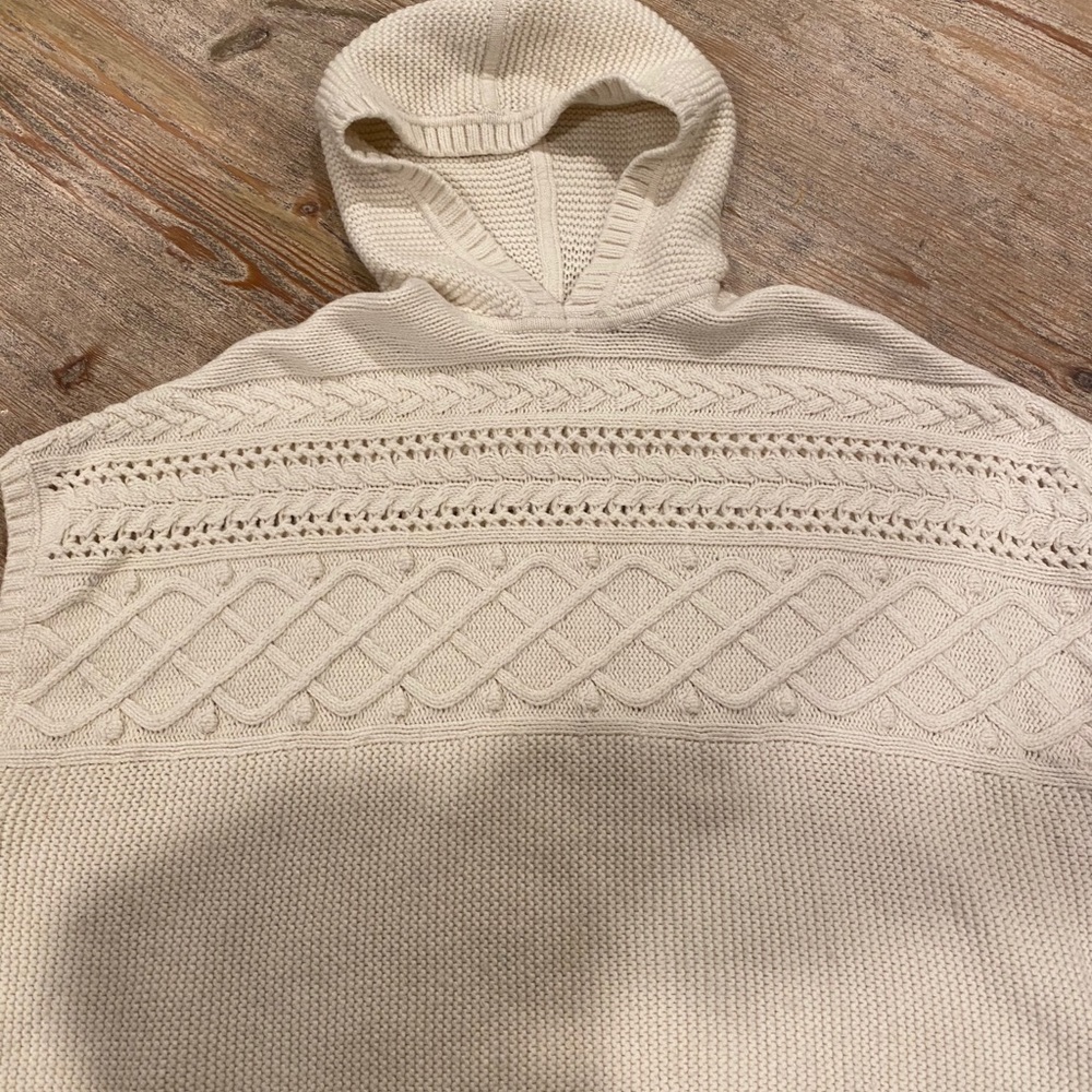 Gap hooded poncho